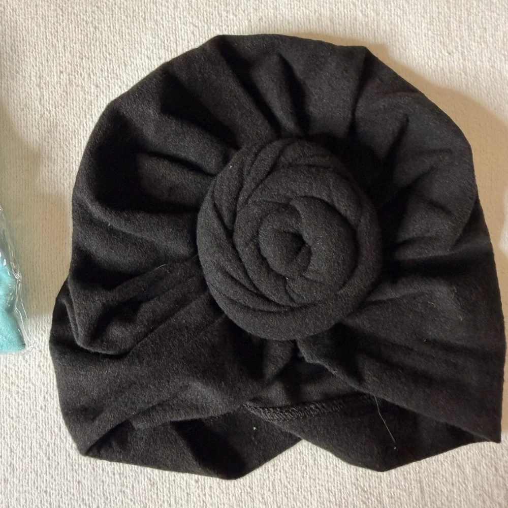Kids Turban Set - Black, Yellow, and‎ Blue